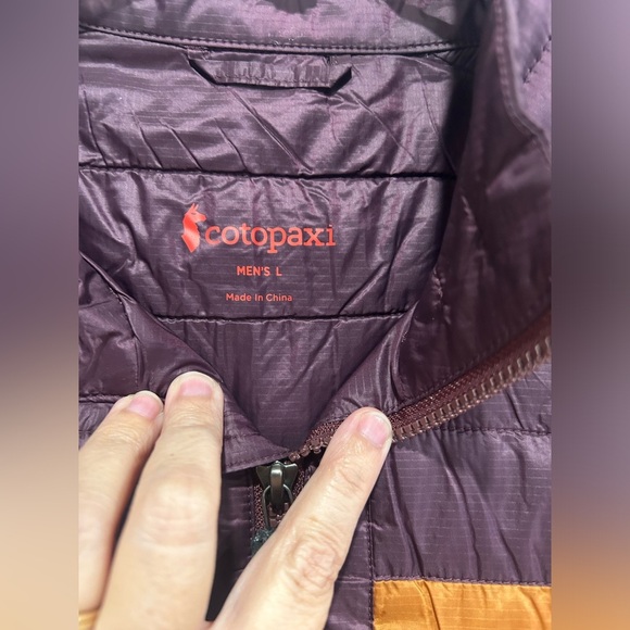 Cotopaxi Men's Size L Large Capa Insulated Vest Wine Blue Violet Maroon NWT Puff - Picture 6 of 13